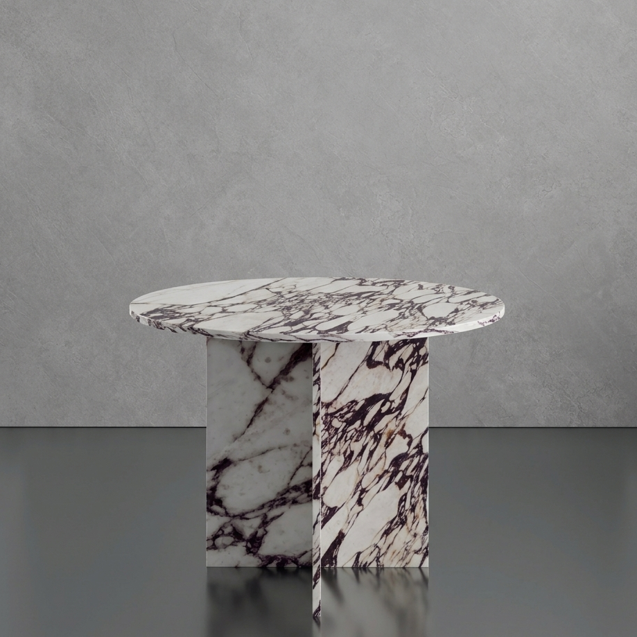 Round marble dining table “Barcelona”