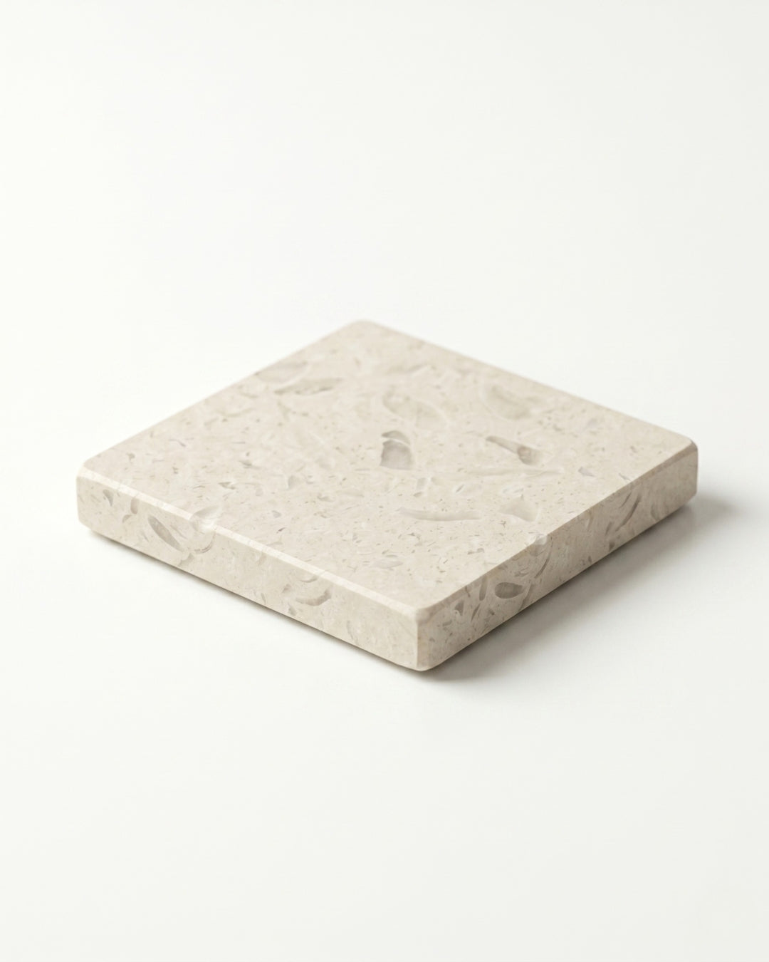 Minia Marble Square Coasters - Block