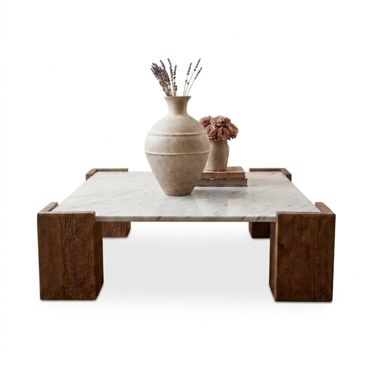 Carrara Marble Marbella Arco Coffee Table