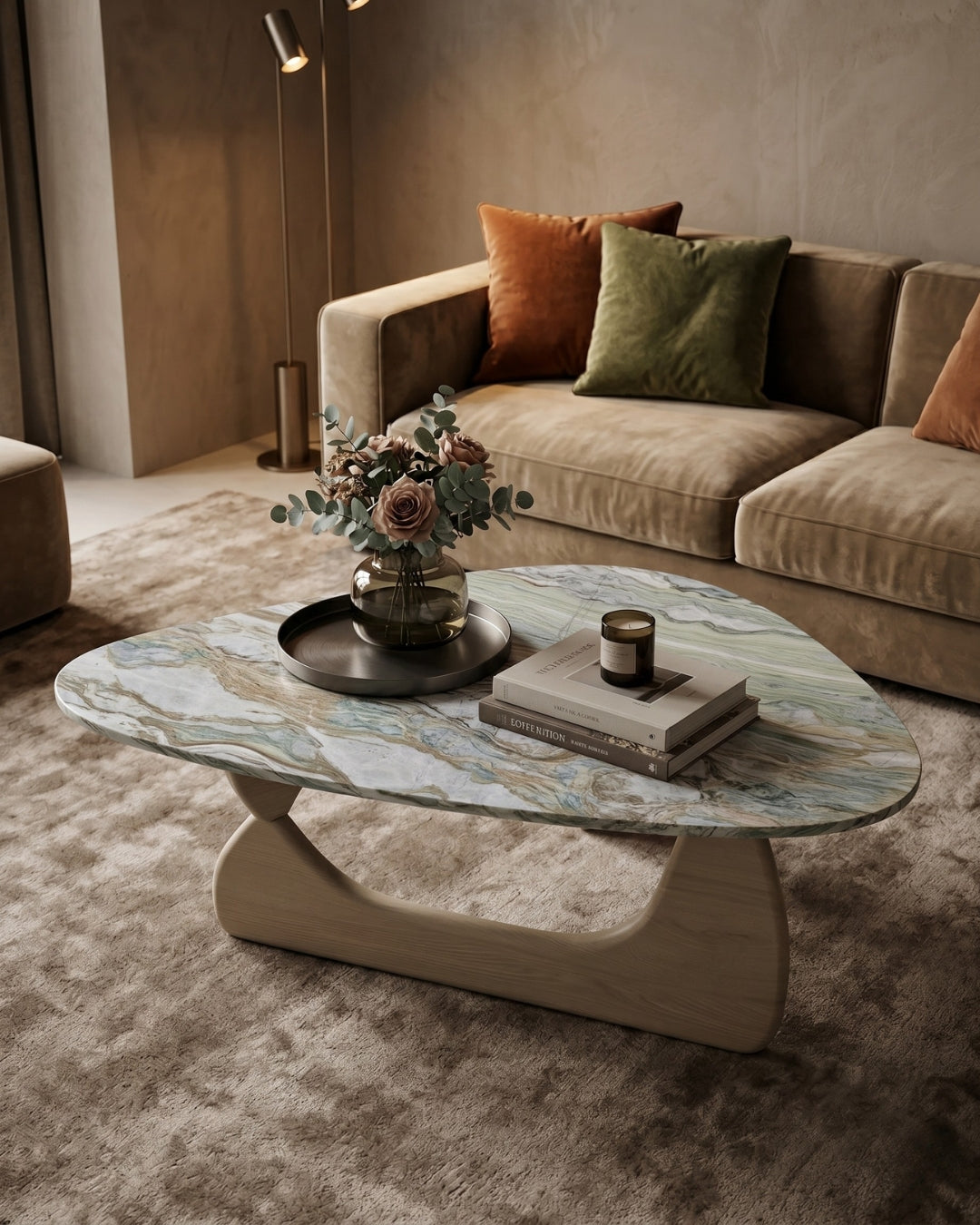 Tiffany Ocean Marble Noguchi Inspired