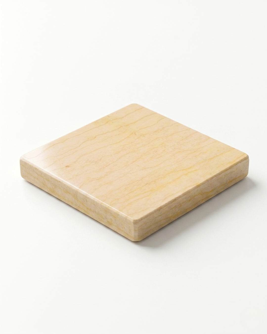 Silvia Marble Square Coasters - Block