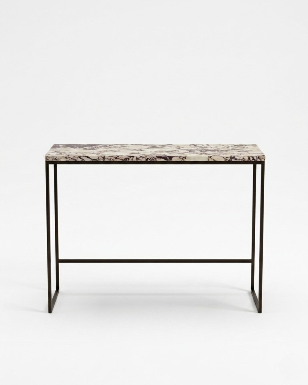 Calacatta Viola Marble Table With Black Steel