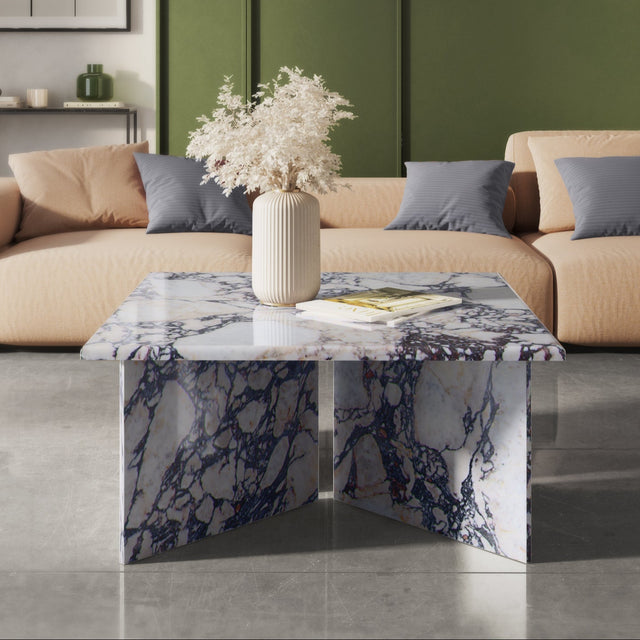 calcatta viola marble table