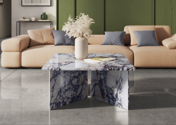 calcatta viola marble table