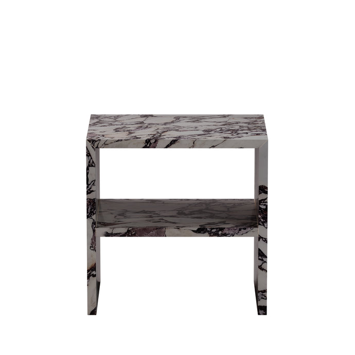 Calacatta Viola Marble nightstand