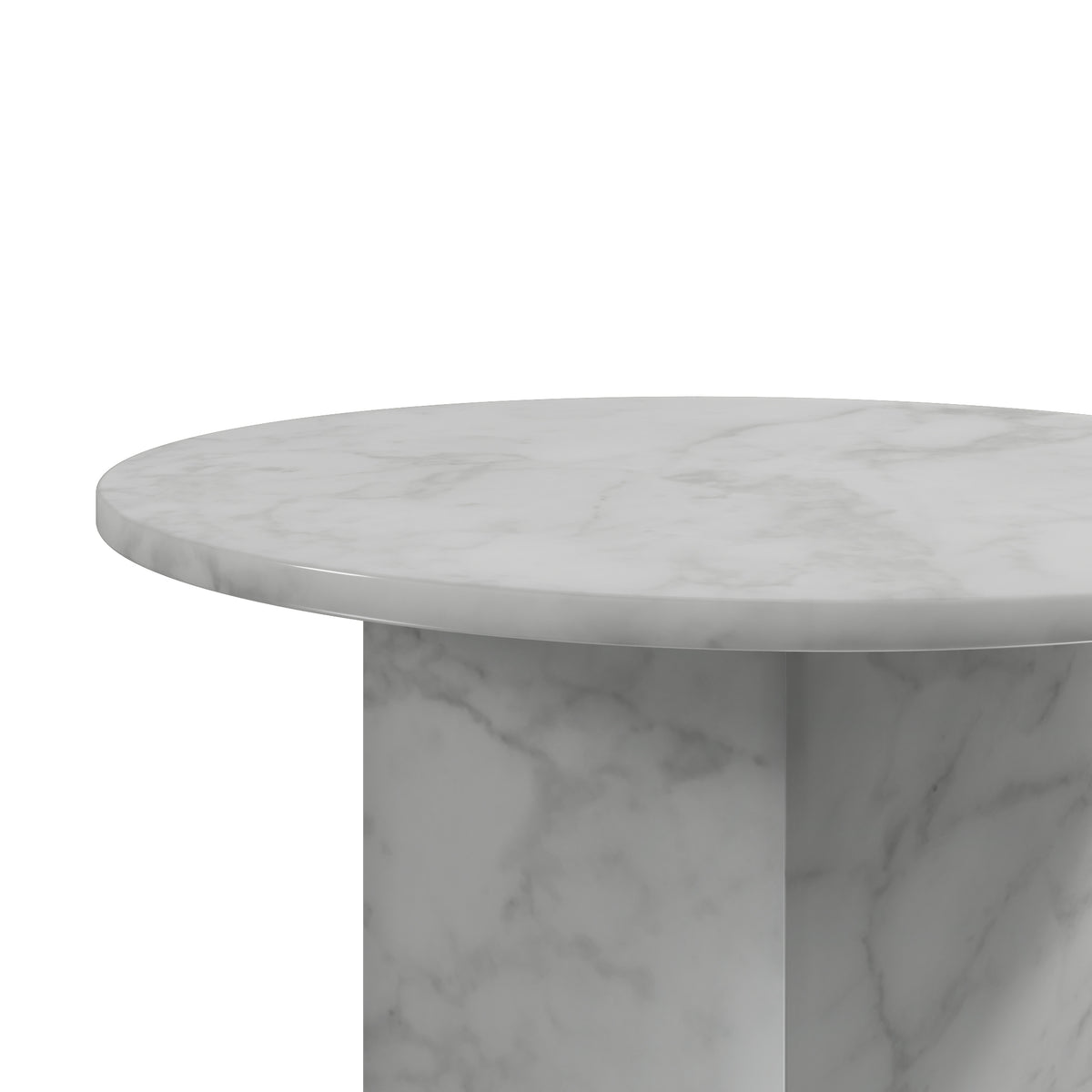 white marble table 